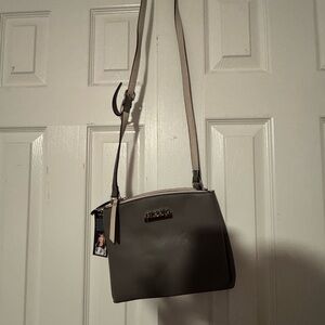 Elegant Gray Crossbody Bag
